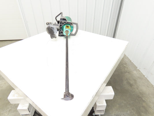 Lightnin Vektor V1P18 Clamp Tank Mixer Agitator 3.5"x 36" Impeller .25Hp 3PH