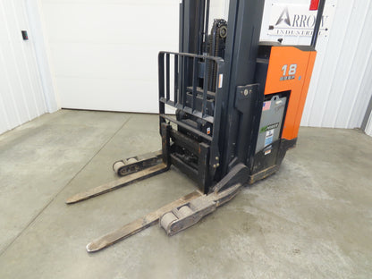 Doosan Forklift Stand On 36V Electric Pantograph Reach Truck 3241lbs 2569h 20' L