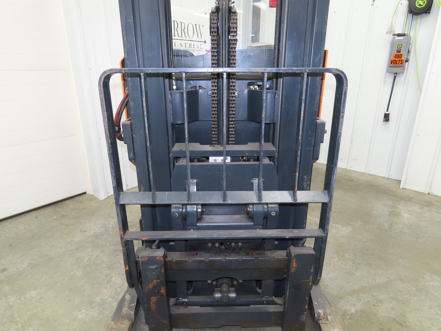 Doosan Forklift Stand On 36V Electric Pantograph Reach Truck 3241lbs 2569h 20' L