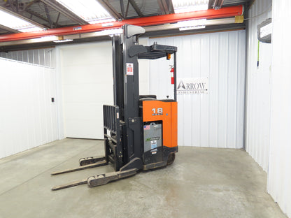 Doosan Forklift Stand On 36V Electric Pantograph Reach Truck 3241lbs 2569h 20' L