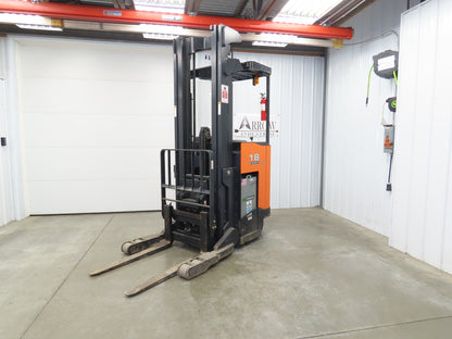 Doosan Forklift Stand On 36V Electric Pantograph Reach Truck 3241lbs 2569h 20' L