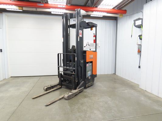 Doosan Forklift Stand On 36V Electric Pantograph Reach Truck 3241lbs 2569h 20' L