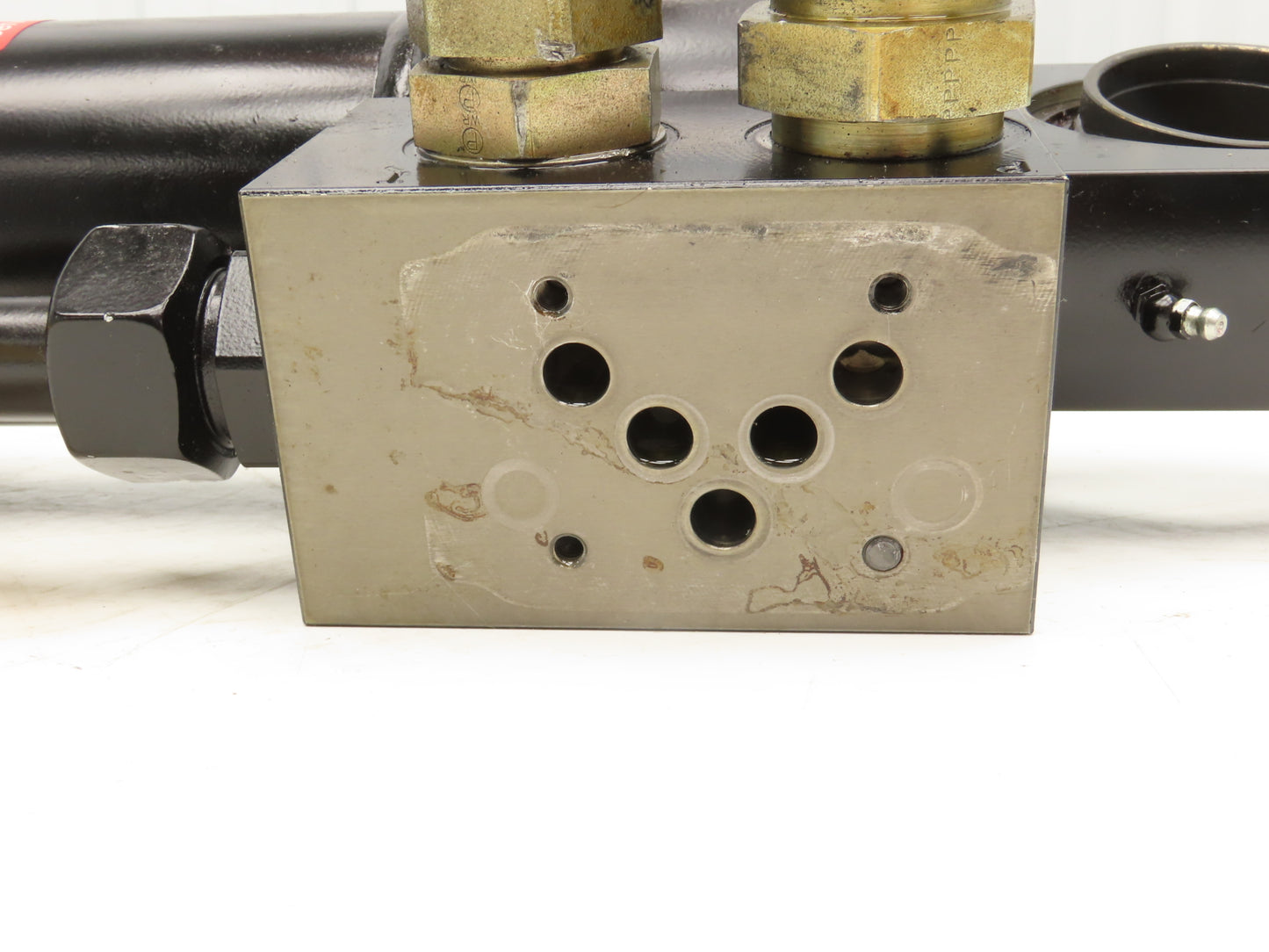 Hanchen Servocop Hydraulic Cylinder 80mm Bore 173mm Stroke Clamp Manifold *READ*