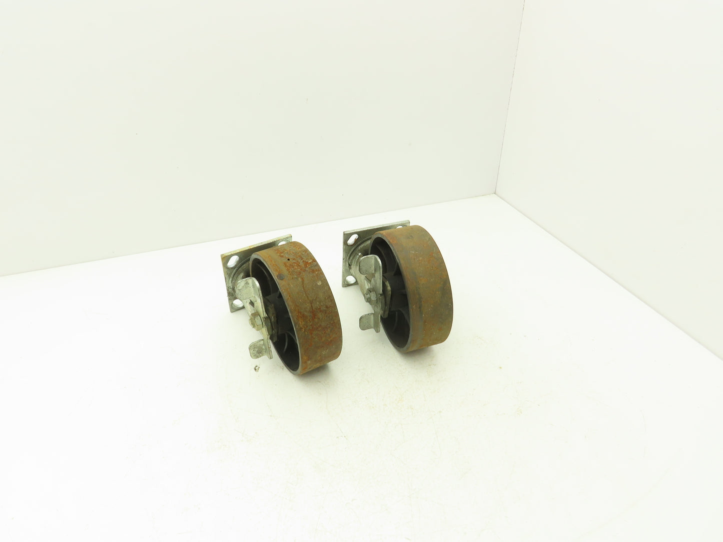 Faultless 6" Caster Wheel Swivel Locking 2" Wide 7-1/2" Height Lot of 2