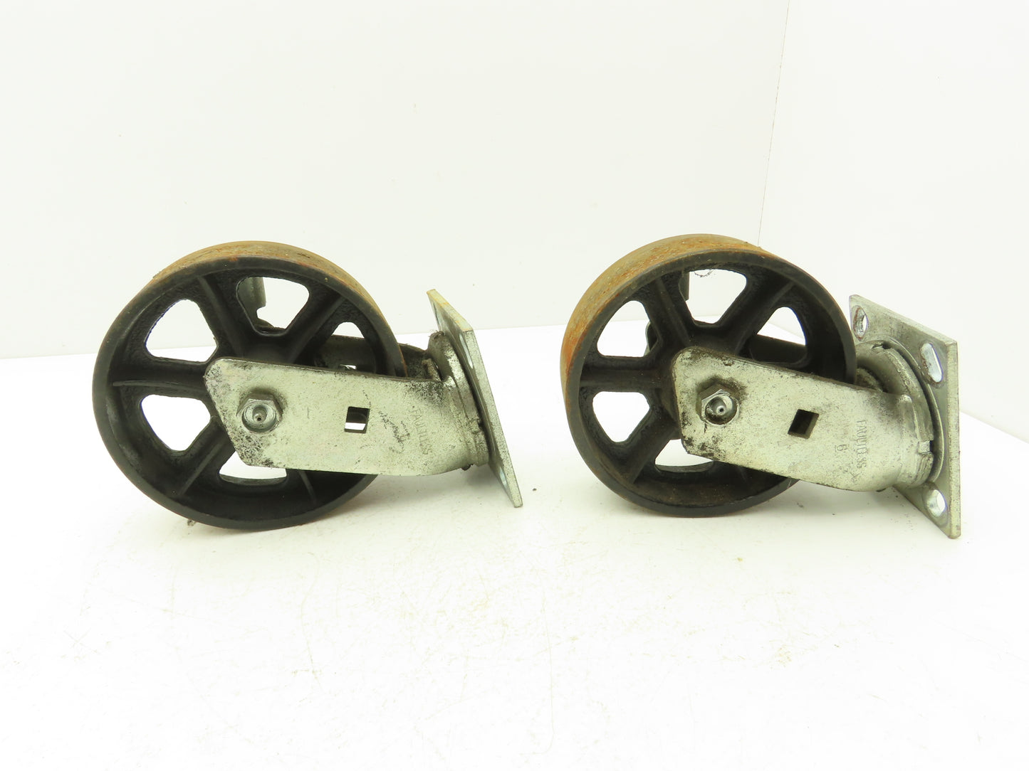 Faultless 6" Caster Wheel Swivel Locking 2" Wide 7-1/2" Height Lot of 2
