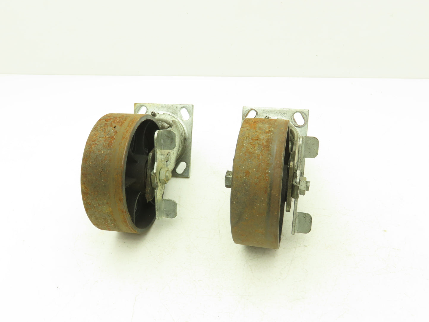 Faultless 6" Caster Wheel Swivel Locking 2" Wide 7-1/2" Height Lot of 2
