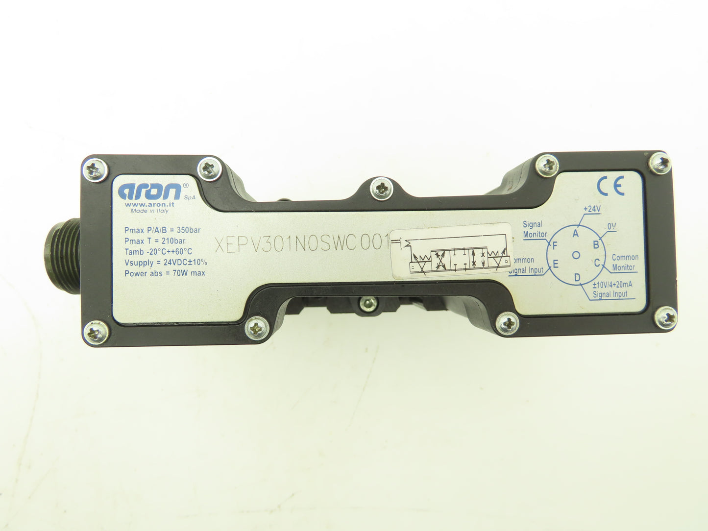 Aron XEPV301N0SWC001 Hydraulic Directional Valve 24VDC Coil