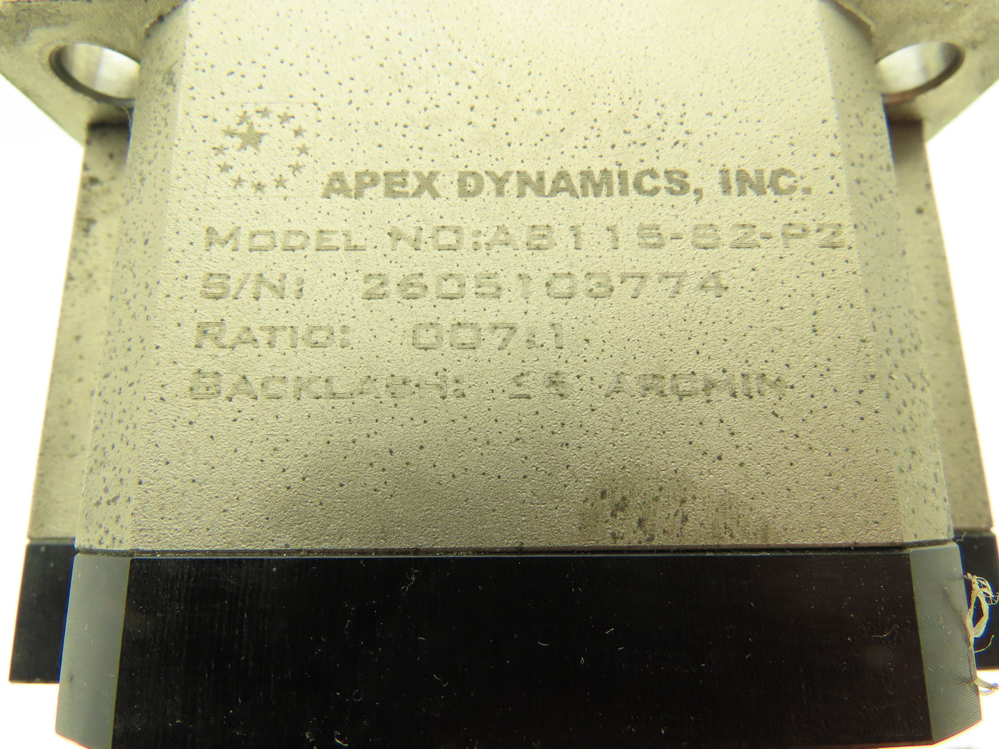 Apex Dynamics AB115-S2-P2 Inline Gearbox 7:1 Planetary Gear Head Reducer