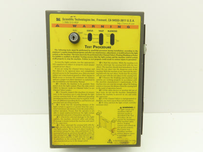 STI 70027-1002 Safety Light Curtain Controller W/Key 115VAC 50/60Hz 30VA