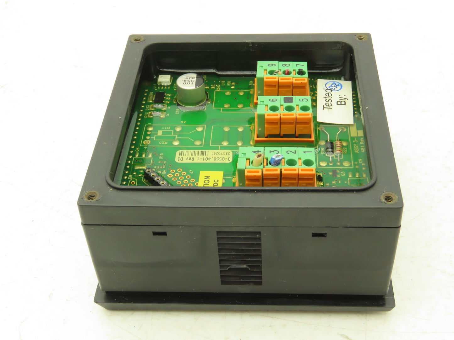 Signet 385501P +GF+ Flow Transmitter 12-24VDC 3-8550.401-1 Rev D3