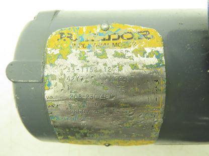 Baldor 2221613 Pump Motor 1Hp 3450rpm 230/460V 3PH 42YZ Slot Shaft 15-Min Duty