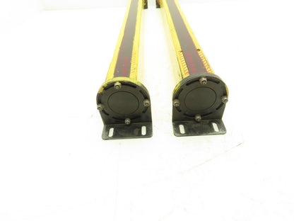 STI PA4424BX/PA4424BR Safety Perimeter Access Light Curtain Sender/ Receiver Set