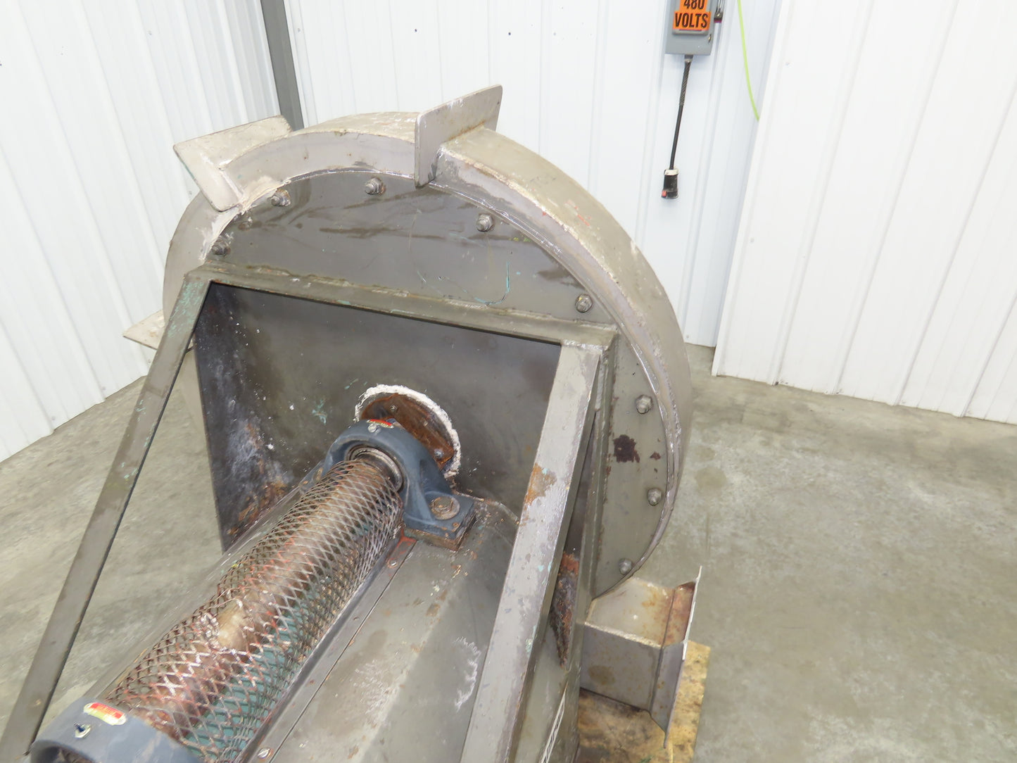 Sprout Centrifugal Blower Fan 33" Wheel 10" In 8x5" Out Stainless Food Grade