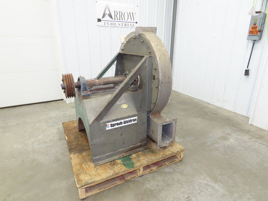 Sprout Centrifugal Blower Fan 33" Wheel 10" In 8x5" Out Stainless Food Grade