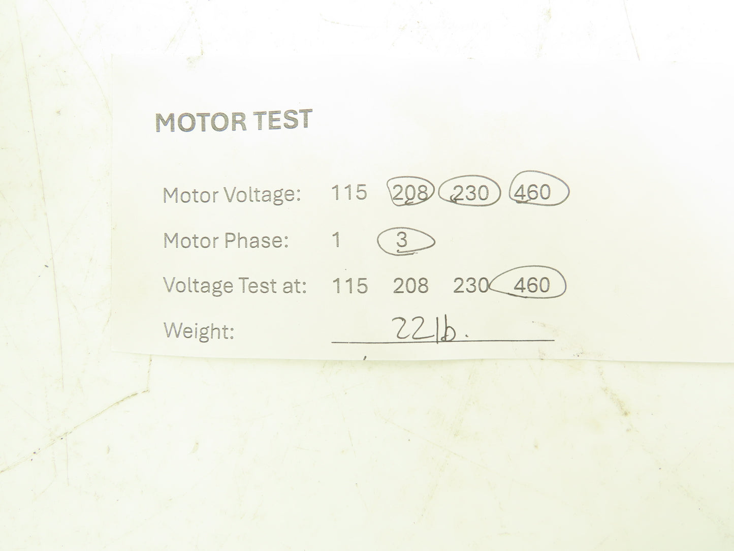 Leeson C42T34NZ1E Pump Motor 1.5Hp 3450rpm 230/460V 42YZ Slot Shaft 2-Min Duty