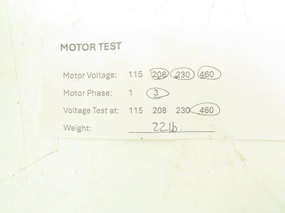 Leeson C42T34NZ1E Pump Motor 1.5Hp 3450rpm 230/460V 42YZ Slot Shaft 2-Min Duty