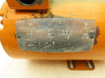 Leeson C42T34NZ1E Pump Motor 1.5Hp 3450rpm 230/460V 42YZ Slot Shaft 2-Min Duty