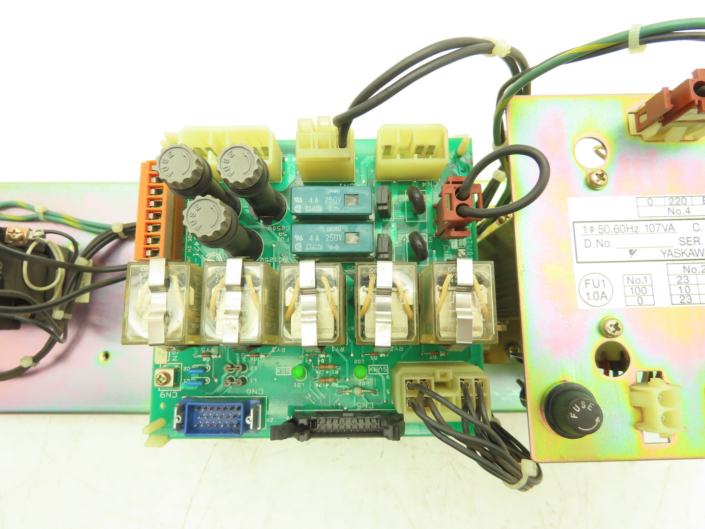 Yaskawa Electric JZNC-MTU02-1 Robotic Controller Power Supply Module Assembly