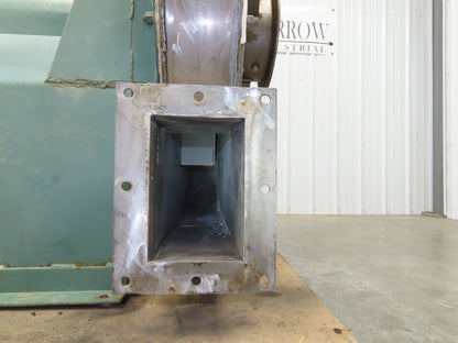 Koppers Centrifugal Blower Fan 33" Wheel 10" In 8x5" Out Stainless Food Grade