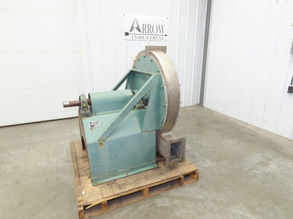 Koppers Centrifugal Blower Fan 33" Wheel 10" In 8x5" Out Stainless Food Grade