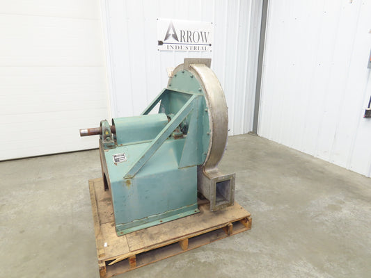 Koppers Centrifugal Blower Fan 33" Wheel 10" In 8x5" Out Stainless Food Grade
