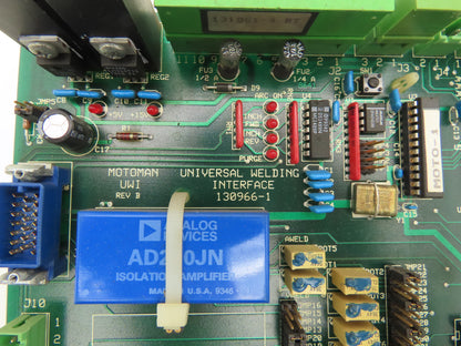 Yaskawa Motoman 131750-4 Robotic Welder Controller UWI Interface Rev B