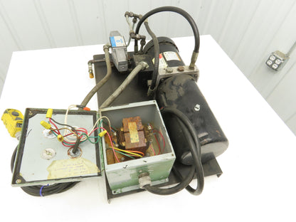 Dayton Haldex 4F683A Hydraulic Power Unit 1.5Gal 1GPM 1500psi 1Hp 460V w/Pendant