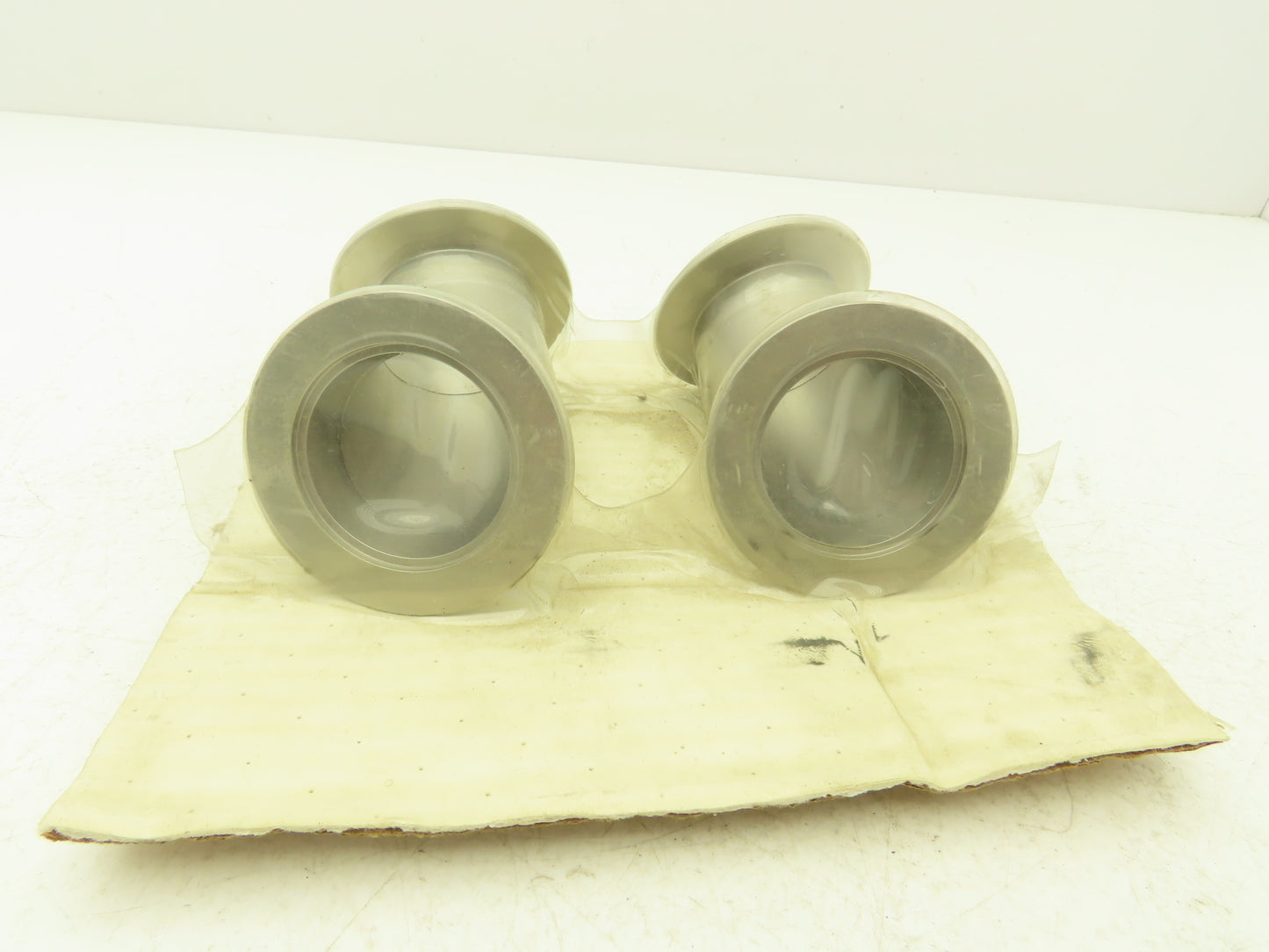 45 Degree Radius Vacuum Elbow Welded 3" Flange Stainless Steel Lot of 2