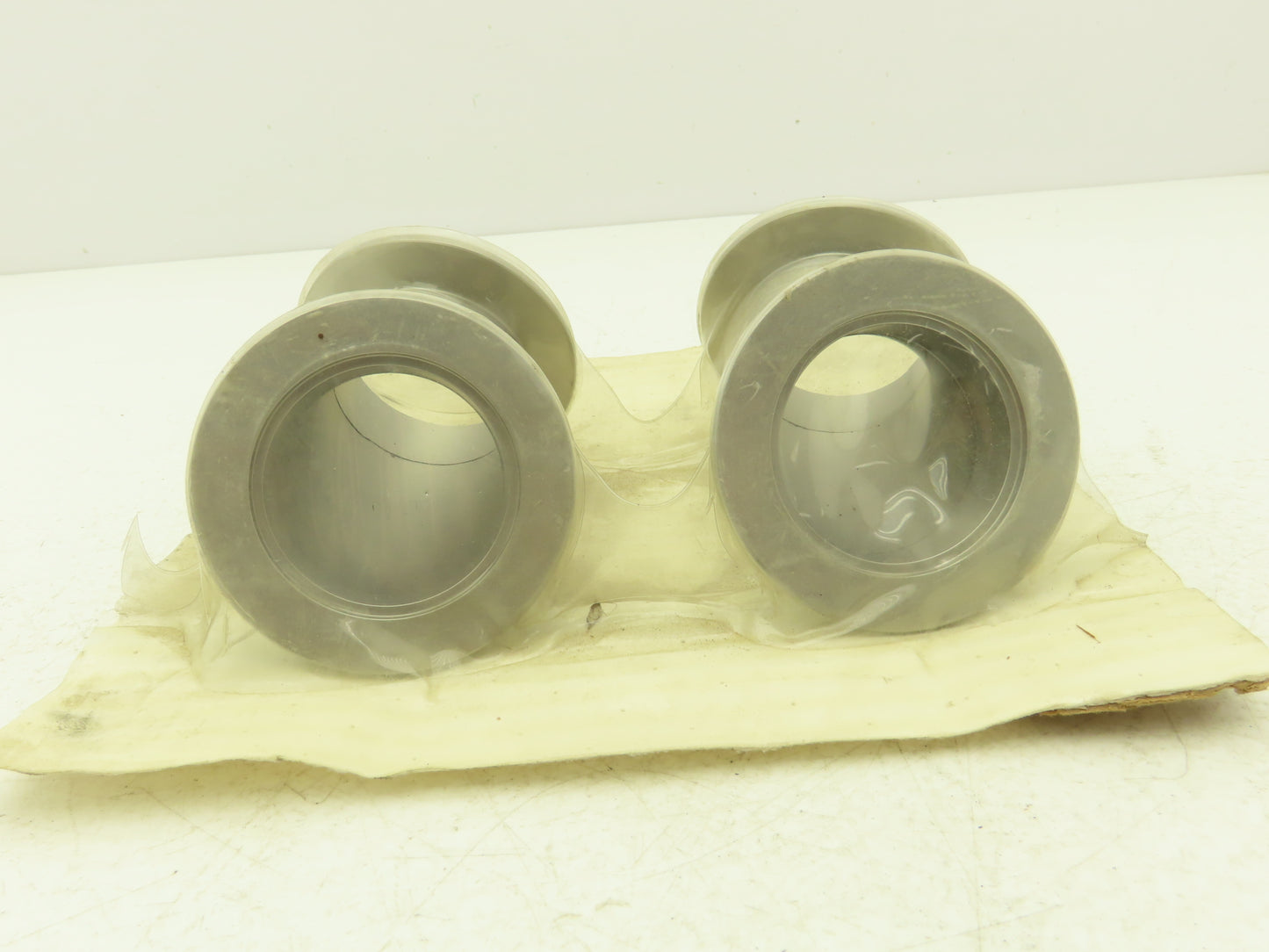 45 Degree Radius Vacuum Elbow Welded 3" Flange Stainless Steel Lot of 2