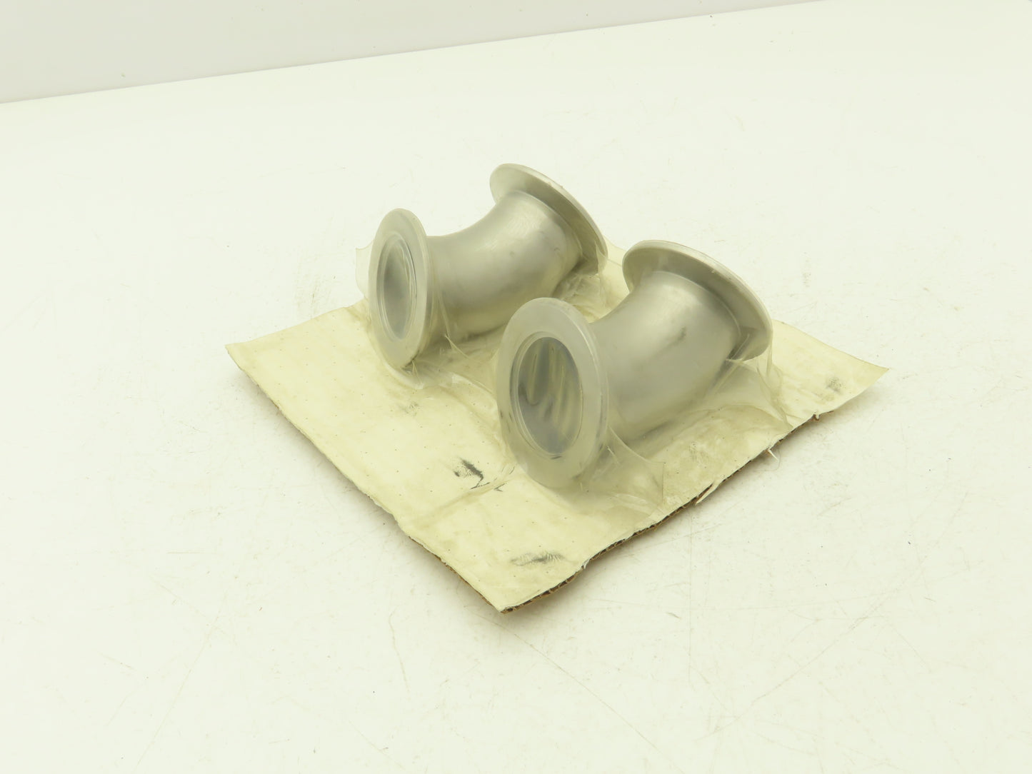 45 Degree Radius Vacuum Elbow Welded 3" Flange Stainless Steel Lot of 2