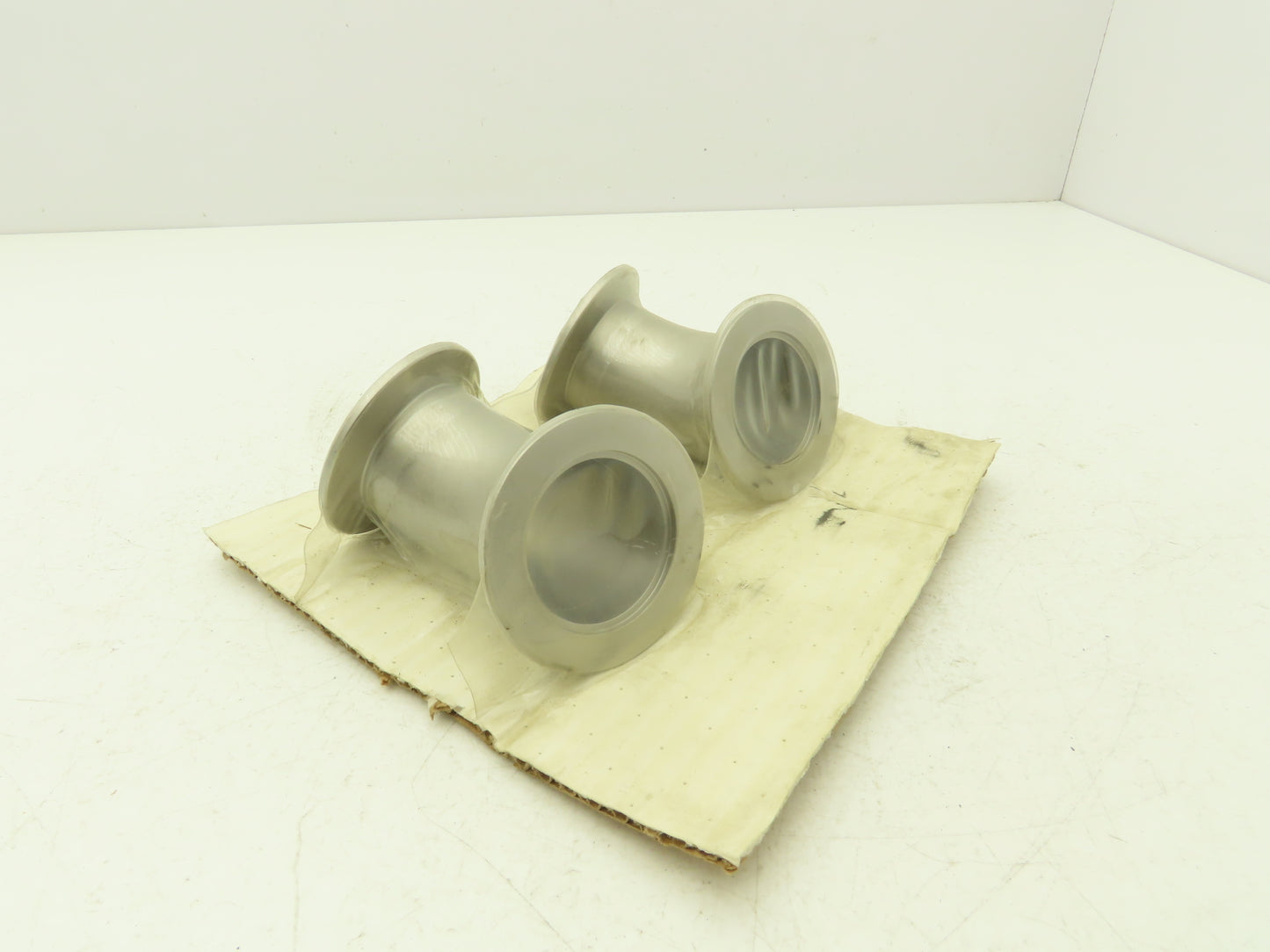 45 Degree Radius Vacuum Elbow Welded 3" Flange Stainless Steel Lot of 2