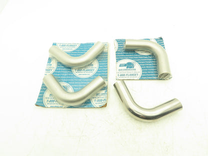 A & N 90 Degree Butt Weld Vacuum Elbow 1-1/2" Stainless Steel Lot of 4