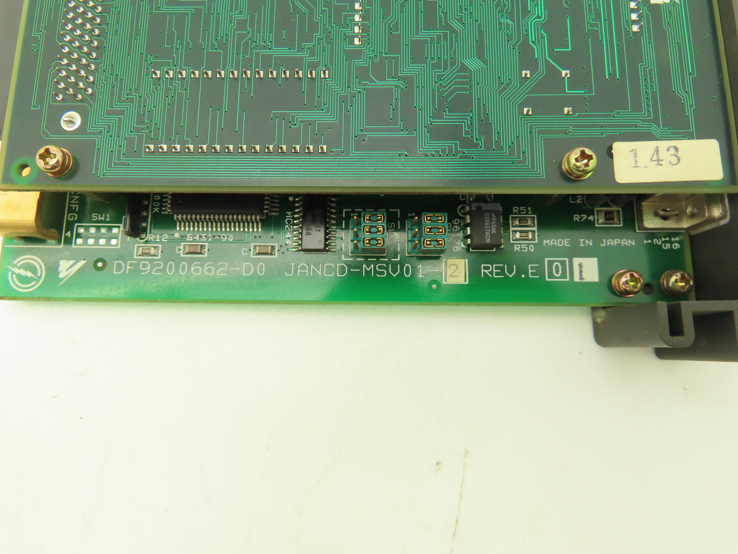 Yaskawa Electric JANCD-MSV01-2 MSV01 PCB Control Printed Circuit Board Slot Rack