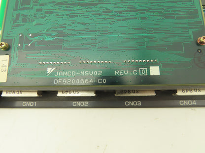 Yaskawa Electric JANCD-MSV01-2 MSV01 PCB Control Printed Circuit Board Slot Rack