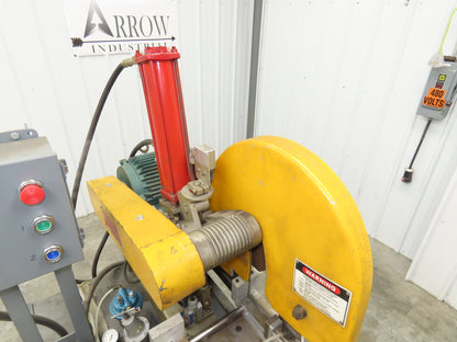 Everett 16 Cut Off Abrasive Metal Saw 16" Blade 5Hp Pneumatic Automation