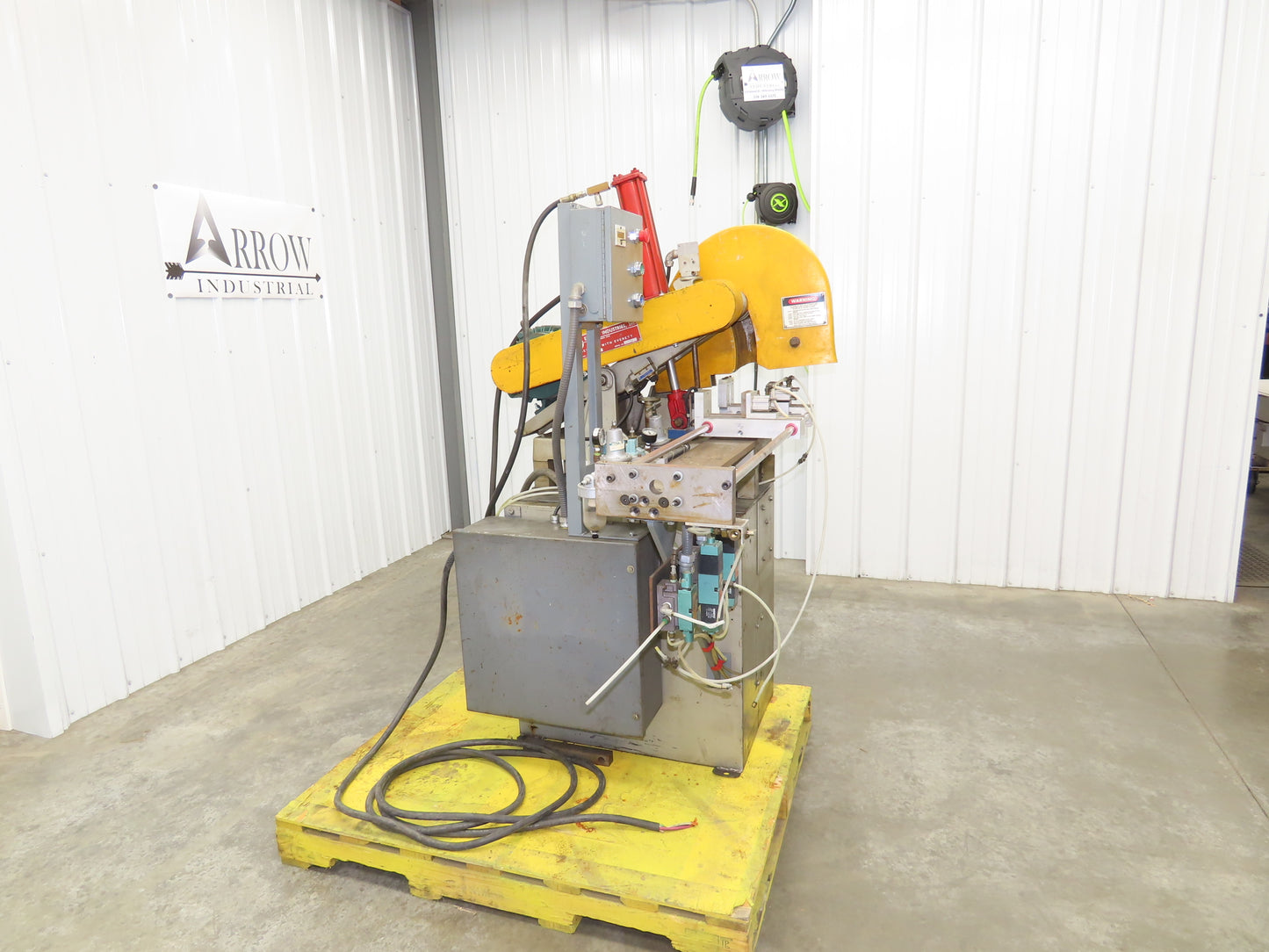 Everett 16 Cut Off Abrasive Metal Saw 16" Blade 5Hp Pneumatic Automation