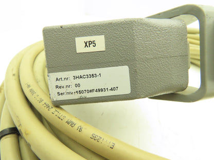 ABB 3HAC3353-1 Robot Control PLC Cable 40'L Amphenol Connectors