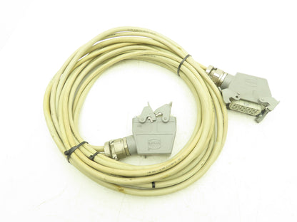 ABB 3HAC3353-1 Robot Control PLC Cable 40'L Amphenol Connectors