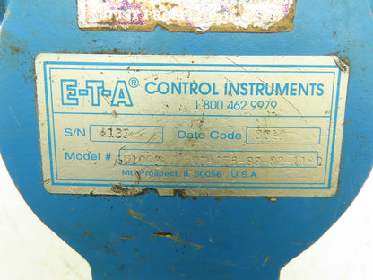 ETA SU1003-01-03-075-SS-02-11-0 Single Point Flow Switch 1/2" NPT Liquids Gases