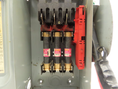 Square D H362 Heavy Duty Fused Safety Disconnect Switch 60A 600VAC Series F1