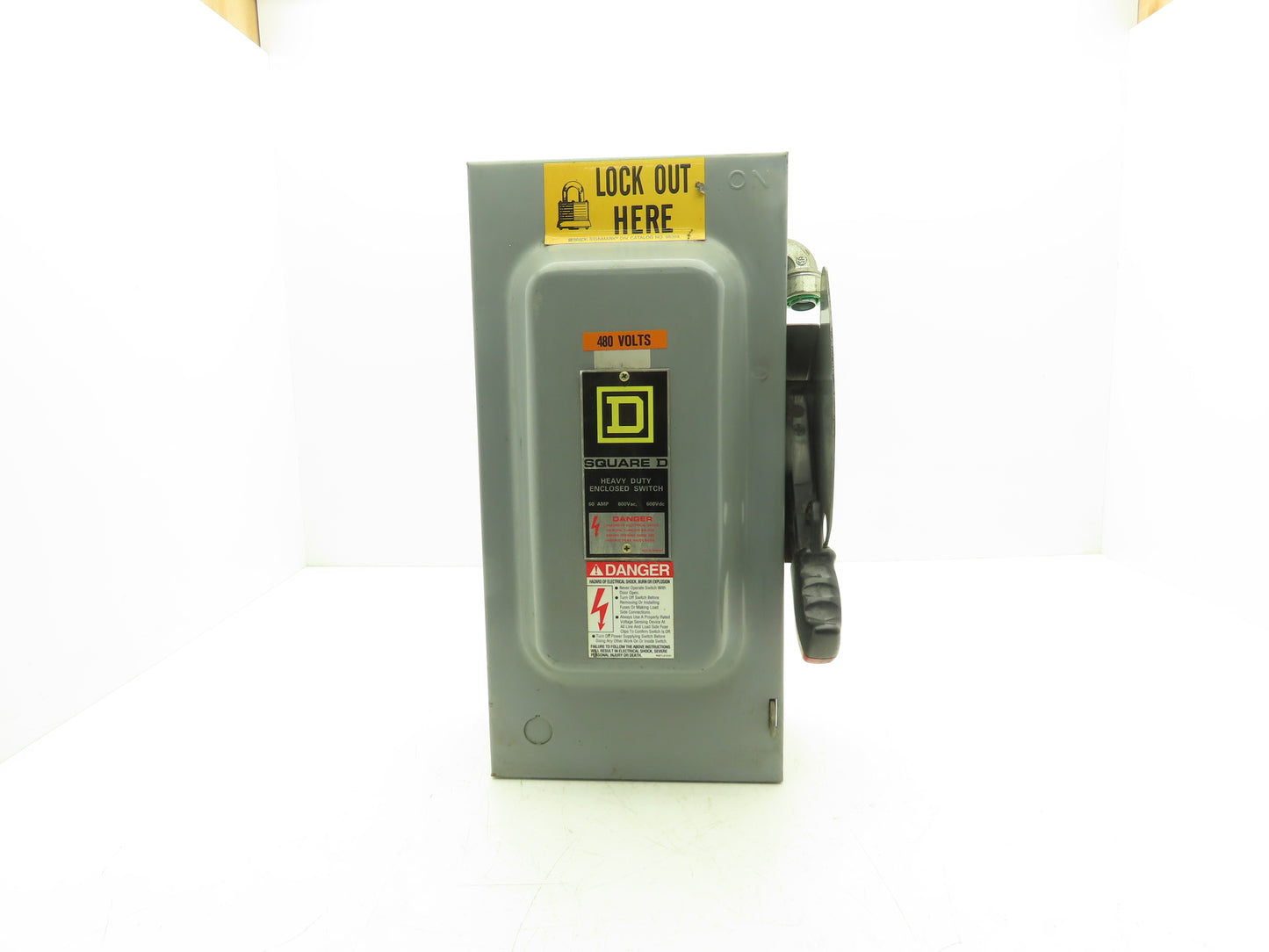 Square D H362 Heavy Duty Fused Safety Disconnect Switch 60A 600VAC Series F1