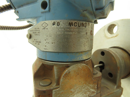 Foxboro 03031-0059-0002 Pressure Transmitter Flanged 2-1/2" Sensors 4' Capillary