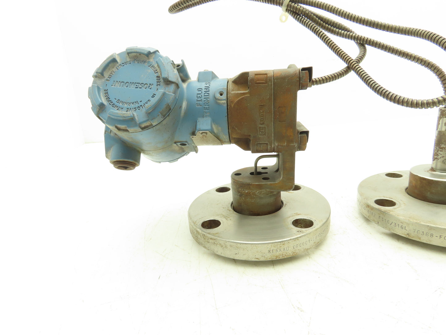 Foxboro 03031-0059-0002 Pressure Transmitter Flanged 2-1/2" Sensors 4' Capillary