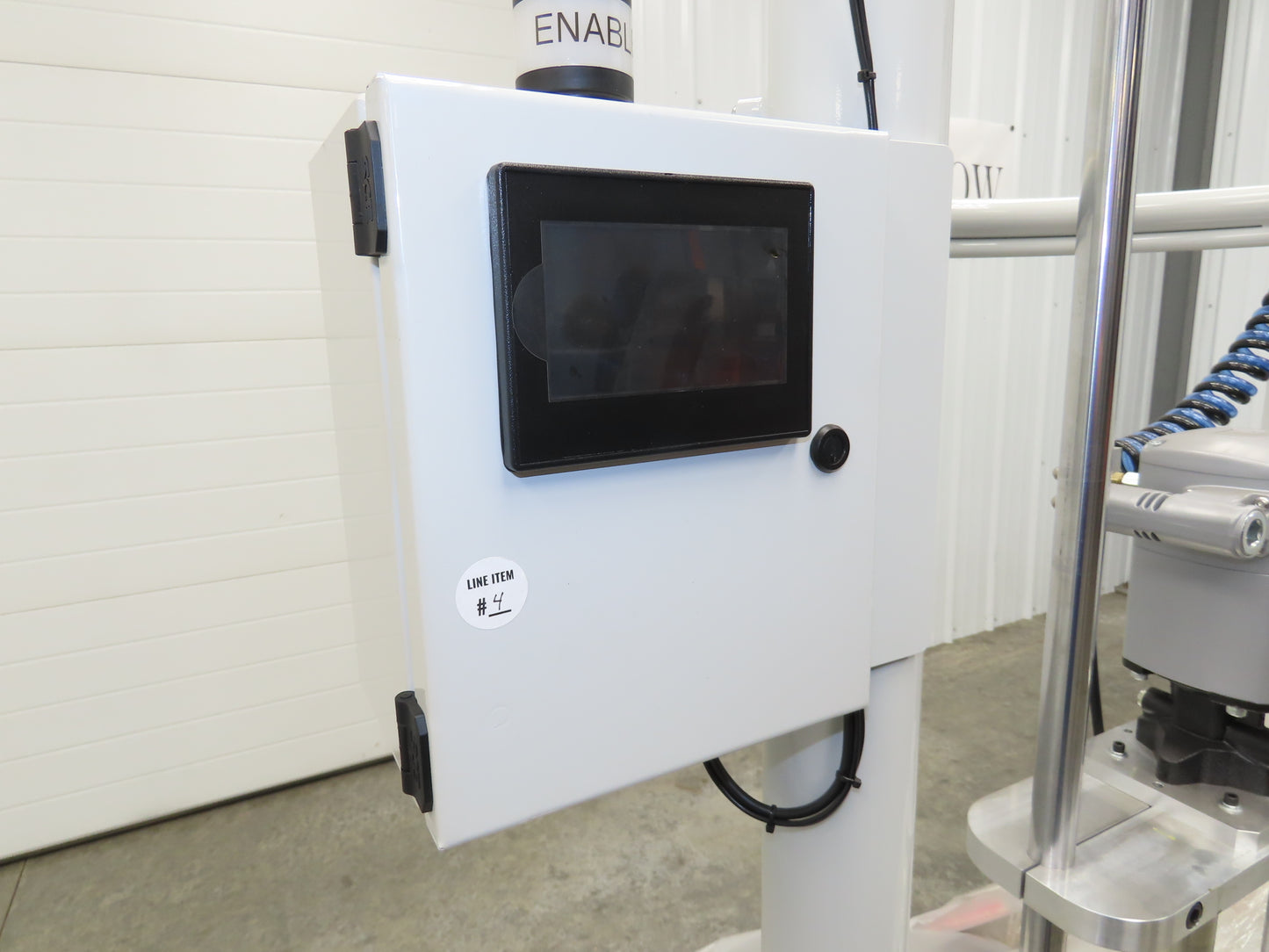 GP Reeves GDP20-400G70 Pneumatic Grease Pump Drum Unloader 55 Gal W/Accessories