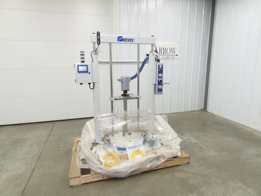 GP Reeves GDP20-400G70 Pneumatic Grease Pump Drum Unloader 55 Gal W/Accessories