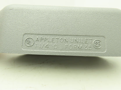 Appleton Electric C125-M Condulet 1-1/4" Mall Iron Type C Unilet Lot of 7