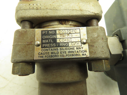 Foxboro 821GM-DS1NH1 Pressure Transmitter 1/4"NPT 12.5-65VDC 600PSI Max WP