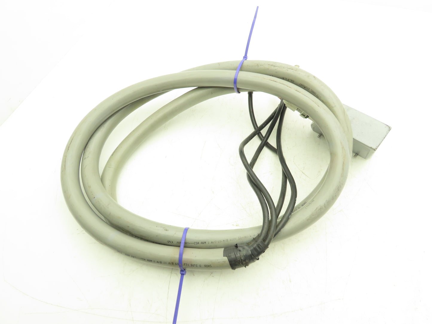 Lapp Kabel Olflex 191 5G25 Power Cable 4C 4AWG 600V 3PH w/6-Pin Connector 11'L