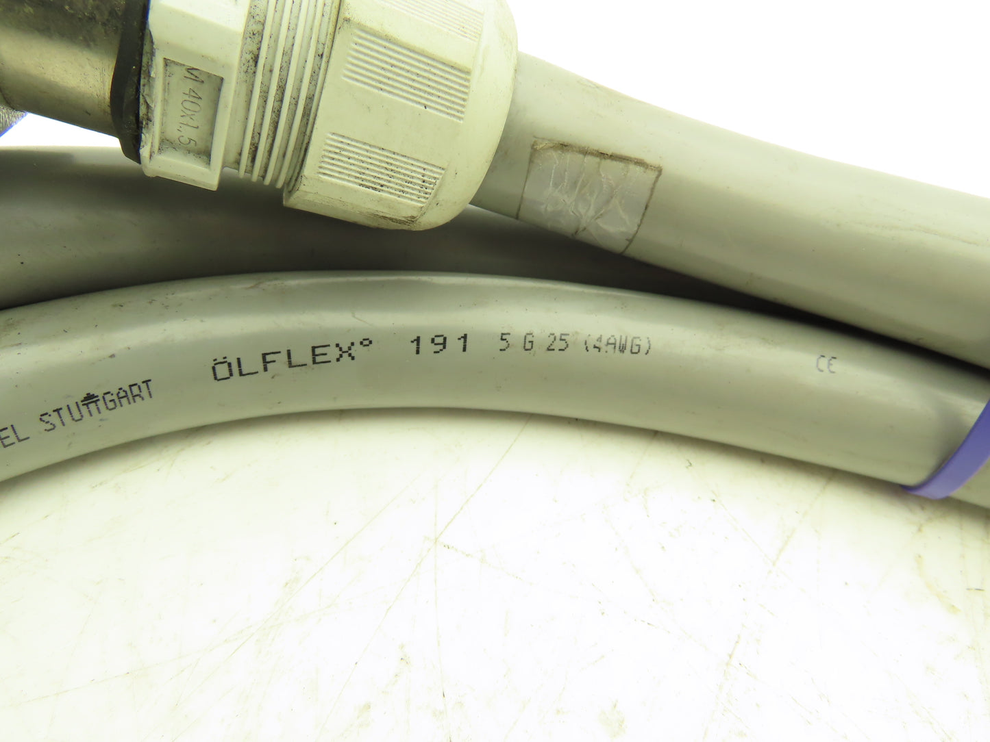 Lapp Kabel Olflex 191 5G25 Power Cable 4C 4AWG 600V 3PH w/6-Pin Connector 11'L