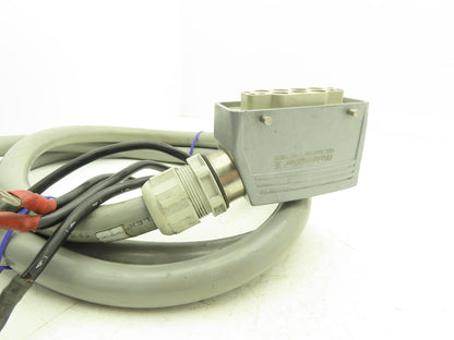 Lapp Kabel Olflex 191 5G25 Power Cable 4C 4AWG 600V 3PH w/6-Pin Connector 11'L